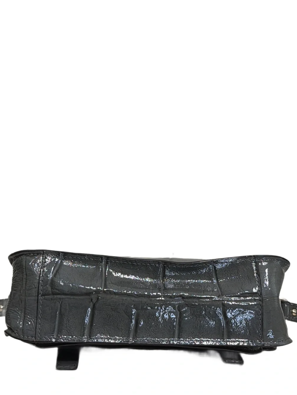 Kate Spade Knightsbridge Crossbody in Graphite Croc Patent Leather